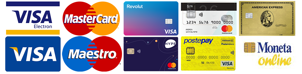 Pagamenti con carte di credito